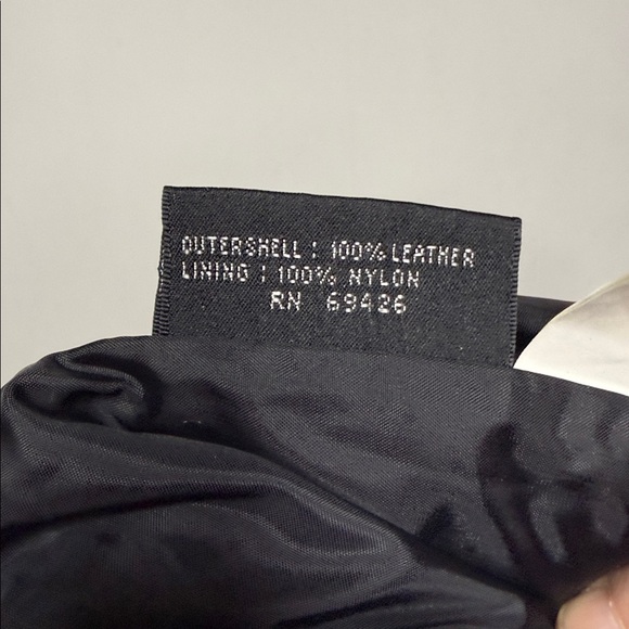 Wilson’s leather black 100% leather pants with straps on calf of leg moto sz 28 - Picture 8 of 8